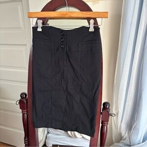 Vintage Y2K pin stripe fitted skirt